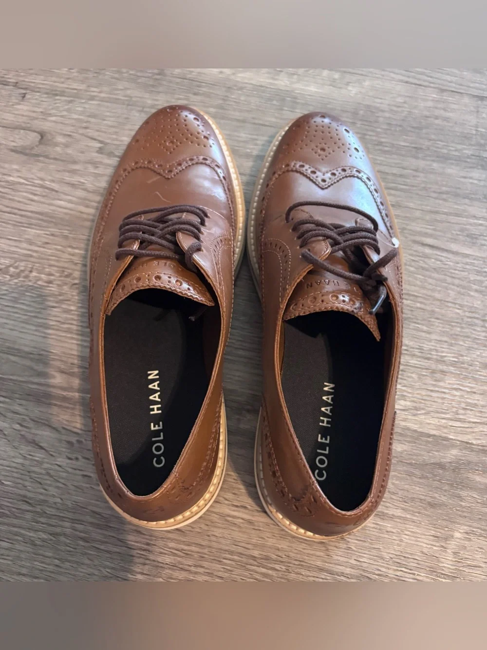 Cole Haan Morse Grand Wingtip Oxford  Mens Size 9.5  Brand New without box.